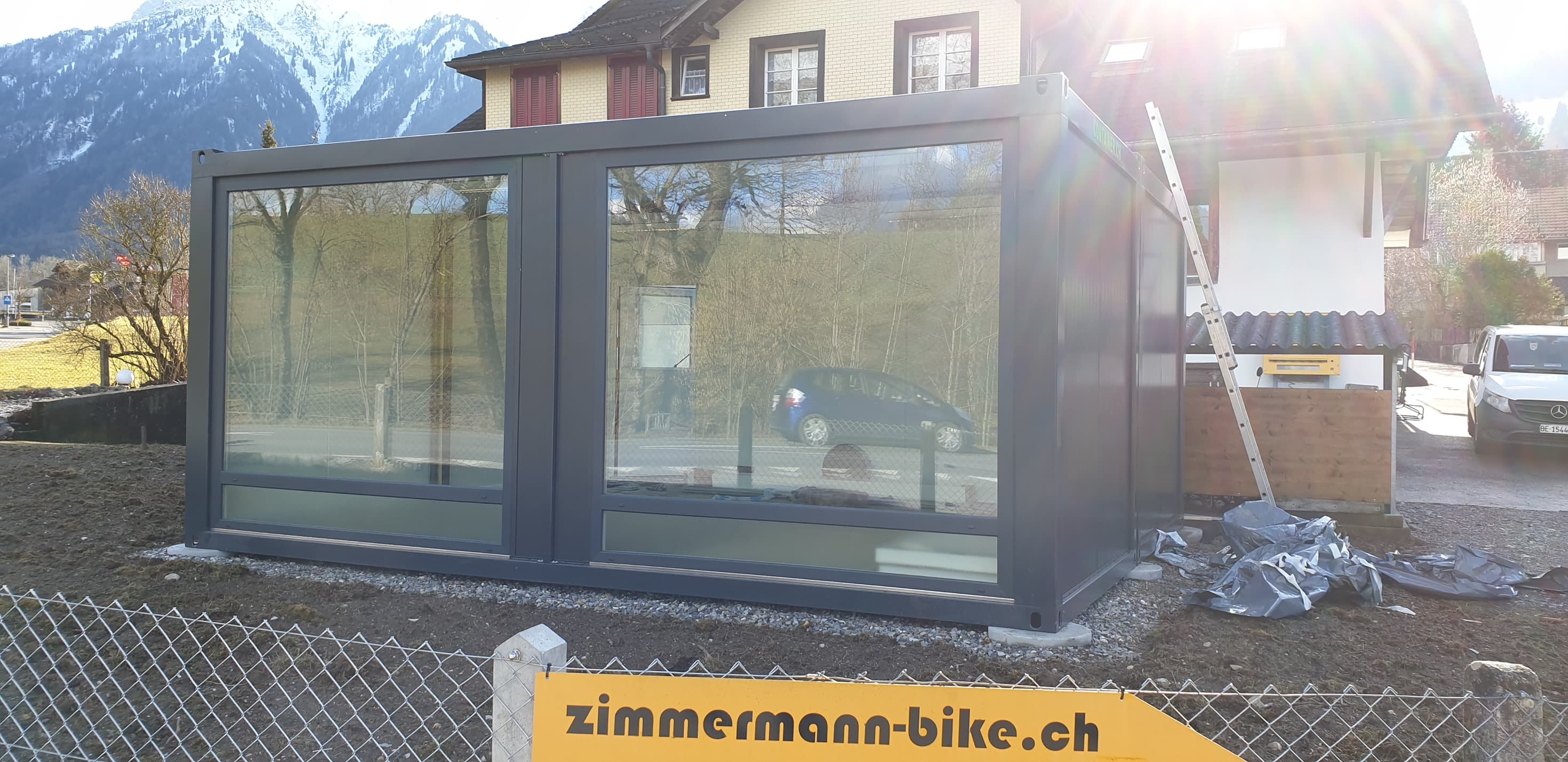 Individuell ausgebauter Spezialcontainer